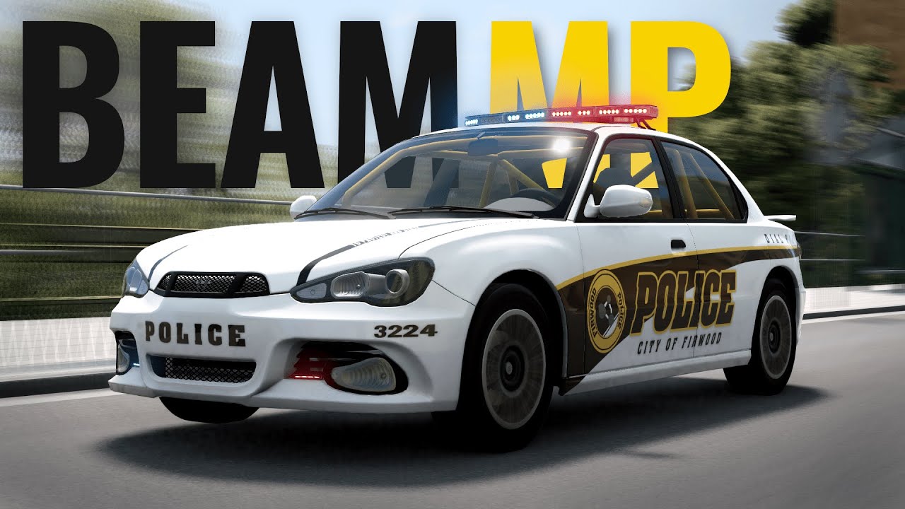Police chases in BeamNG multiplayer