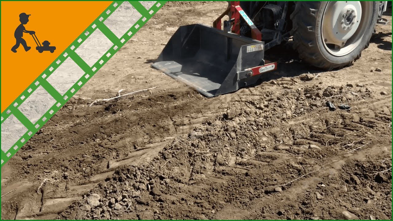 GeoTech Rear Tractor Mounted Loader Bucket - 500 Kg - Customer's operating video