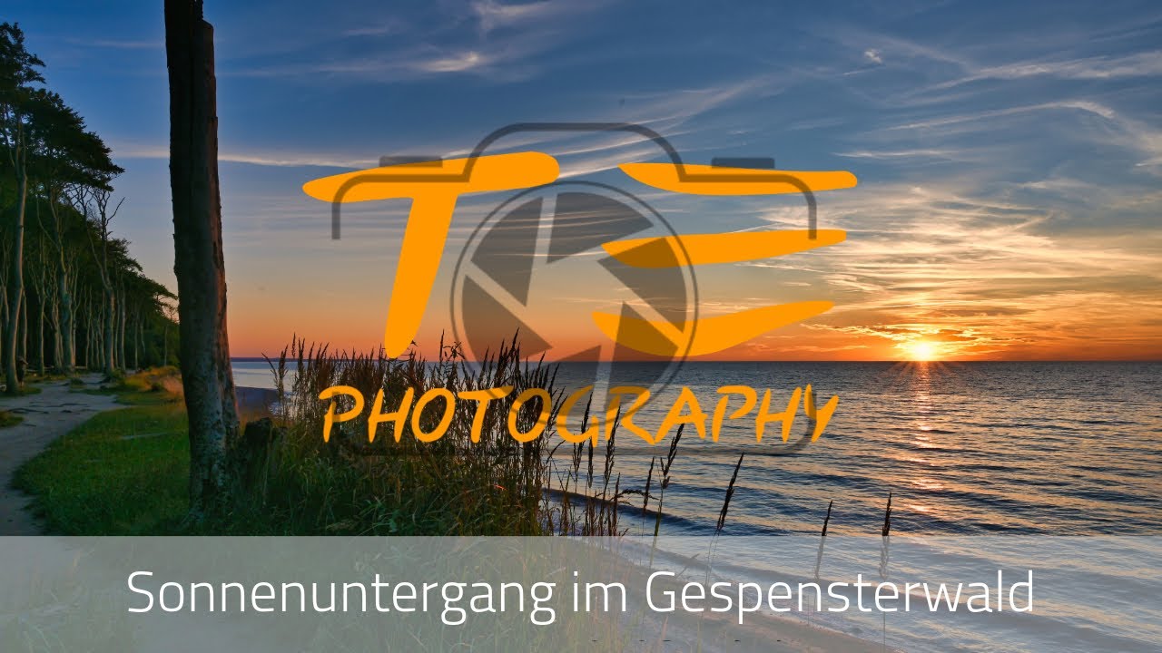 Ostsee Sonnenuntergang im Gespensterwald Nienhagen