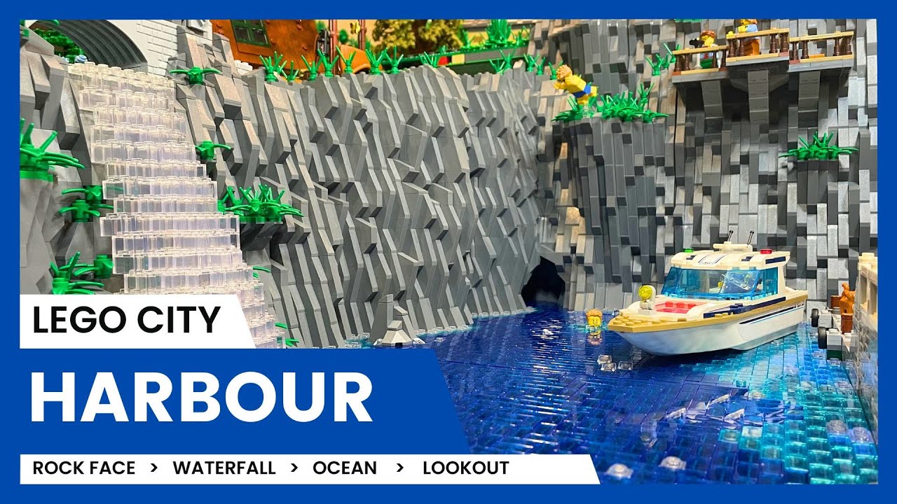 Новый океанский водопад и гавань — обновление LEGO City