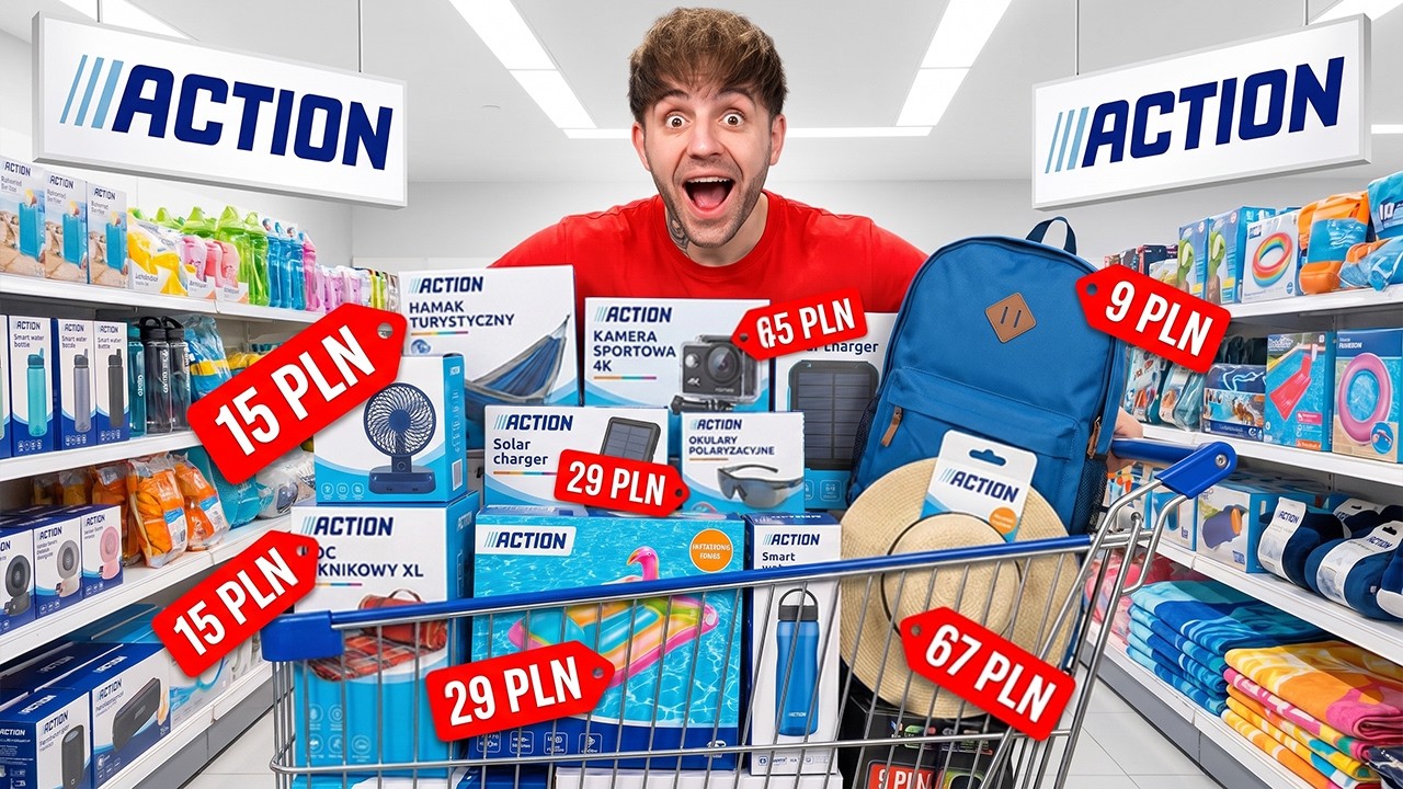 Testuje VIRALOWE GADŻETY z ACTION...!