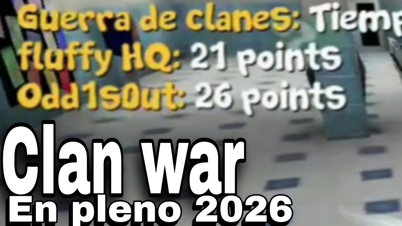Clan war en pleno 2026 fluffy HQ vs Odd1s0ut |School of chaos 