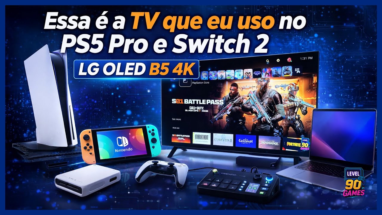 Minha primeira TV OLED - LG B5 4K