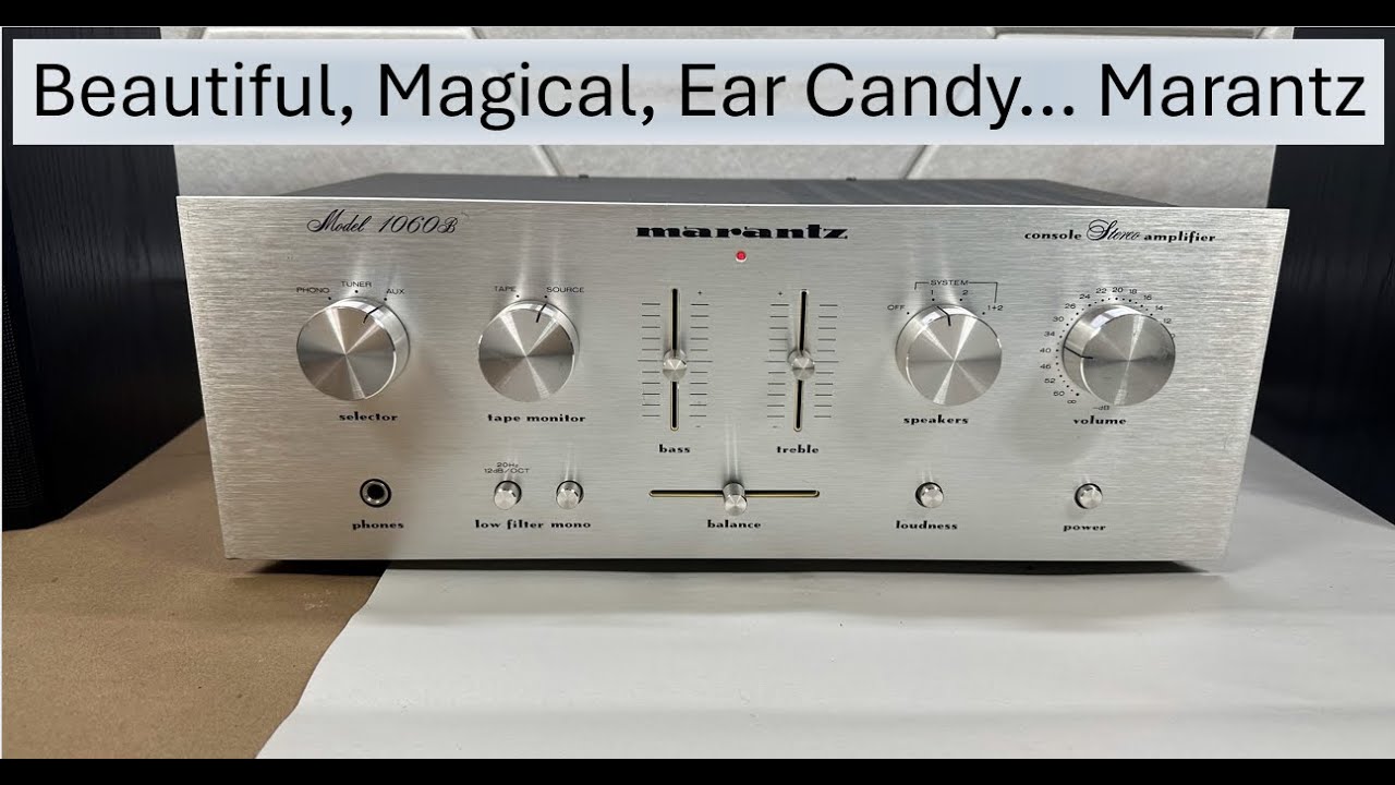 The Marantz1060b is an absolute gem! Absolute bargain at today's Marantz-tax prices!