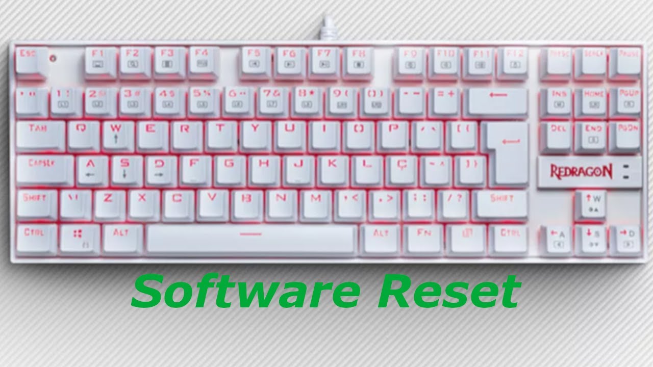 Redragon Kumara k552 Bug Fix - Software Reset