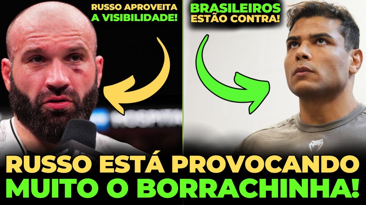 RUSSO PROVOCOU O BORRACHINHA E OS BRASILEIROS AJUDARAM KKKKKKKKKKKK