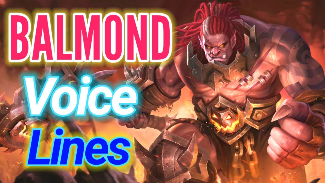 Balmond Voice lines and Quotes with English Subtitles - Mobile Legends