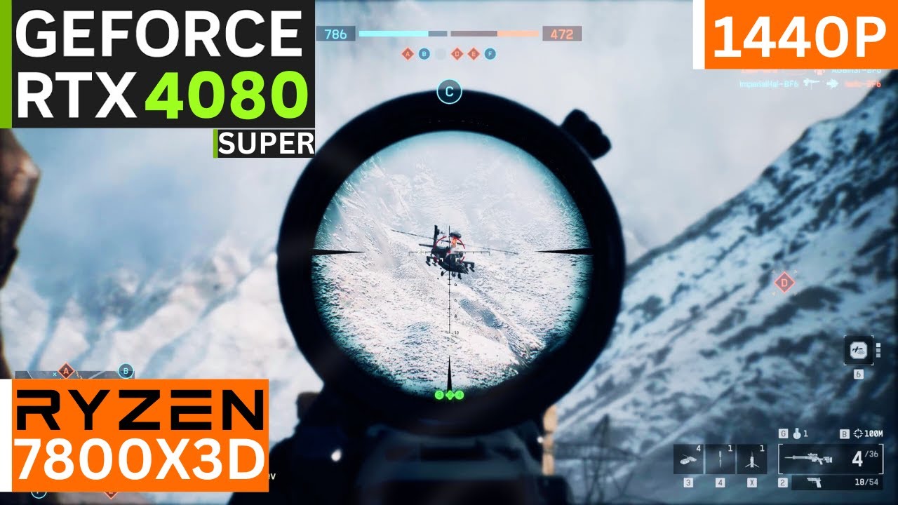 BATTLEFIELD 6 SNIPING Benchmark | RTX 4080 Super  + Ryzen 7 7800X3D + 64GB RAM 1440P OVERKILL PRESET