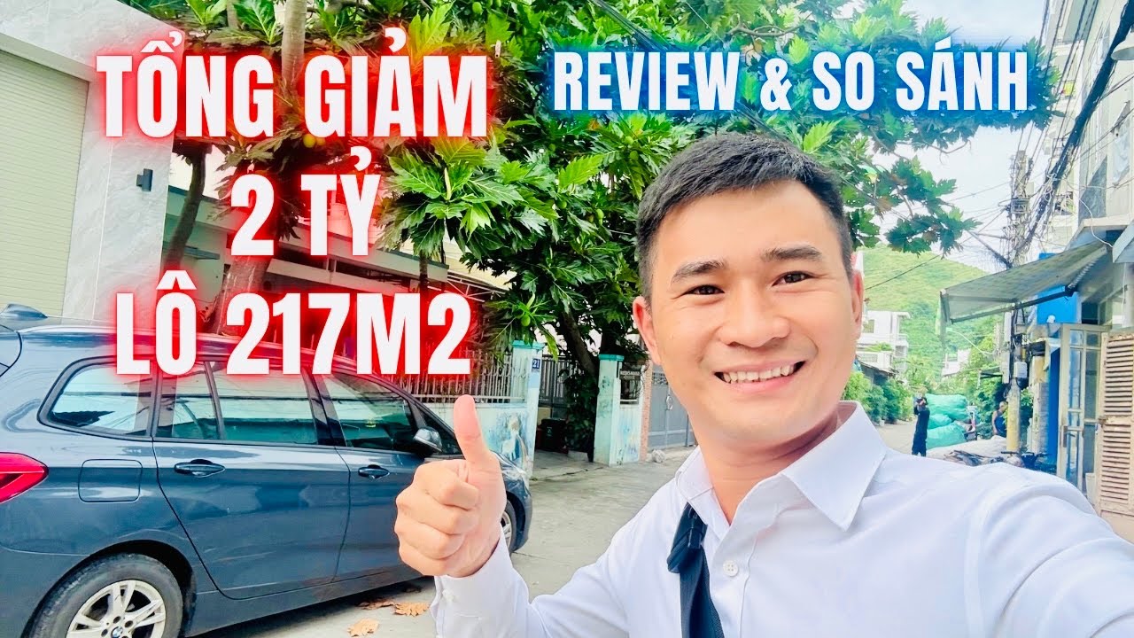 ( đã bán) GIẢM MẠNH thêm 500 TRIỆU ! So sánh 2 bđs đẹp tại Nha Trang đi bộ ra biển chỉ vài chục mét