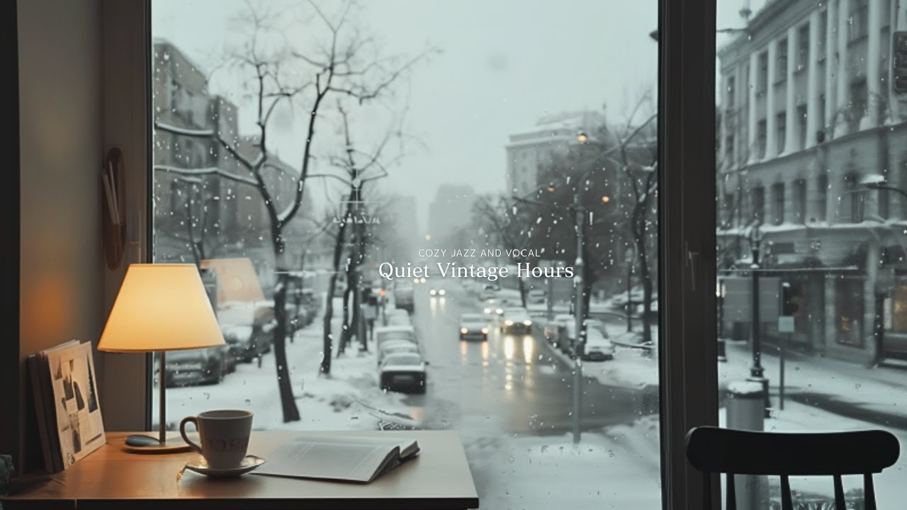 Snowy Streets Outside, Quiet Vintage Hours Inside | A Room Becomes a World