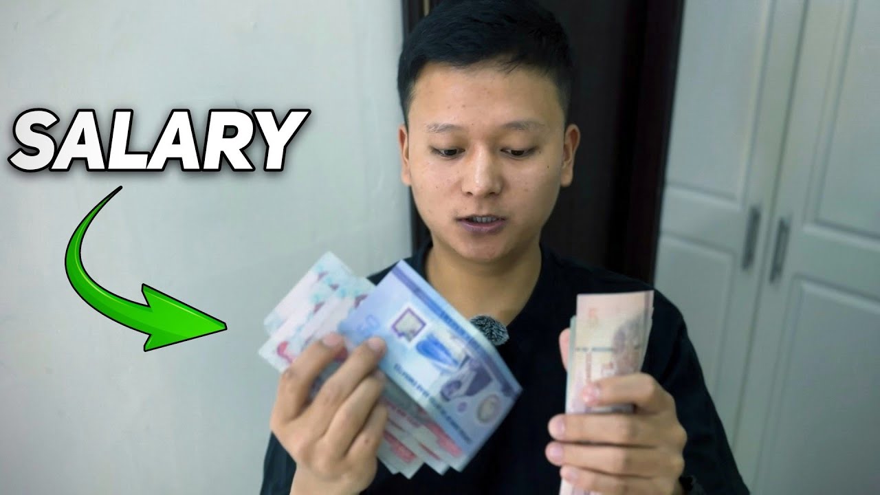 Salary Ayo 😇 || Nepali ko Salary Dubai Ma !