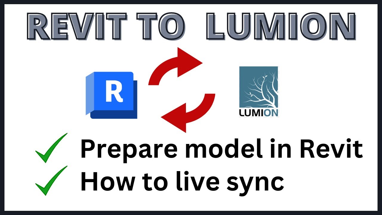 Revit в Lumion || Синхронизация архитектуры Revit с Lumion 11 в режиме реального времени|| Подгот...