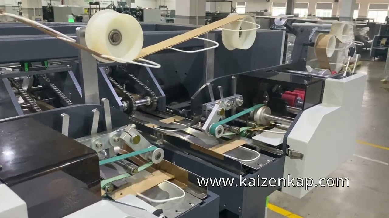Tam Otomatik İp Burgu Saplı Kağıt &Ccedil;anta Makinesi KAI-450BT