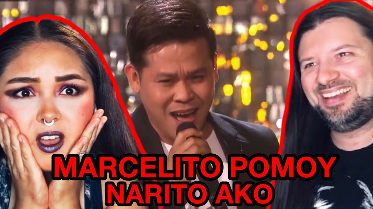 REACTION! MARCELITO POMOY Narito Ako LIVE Wish Bus FIRST TIME HEARING