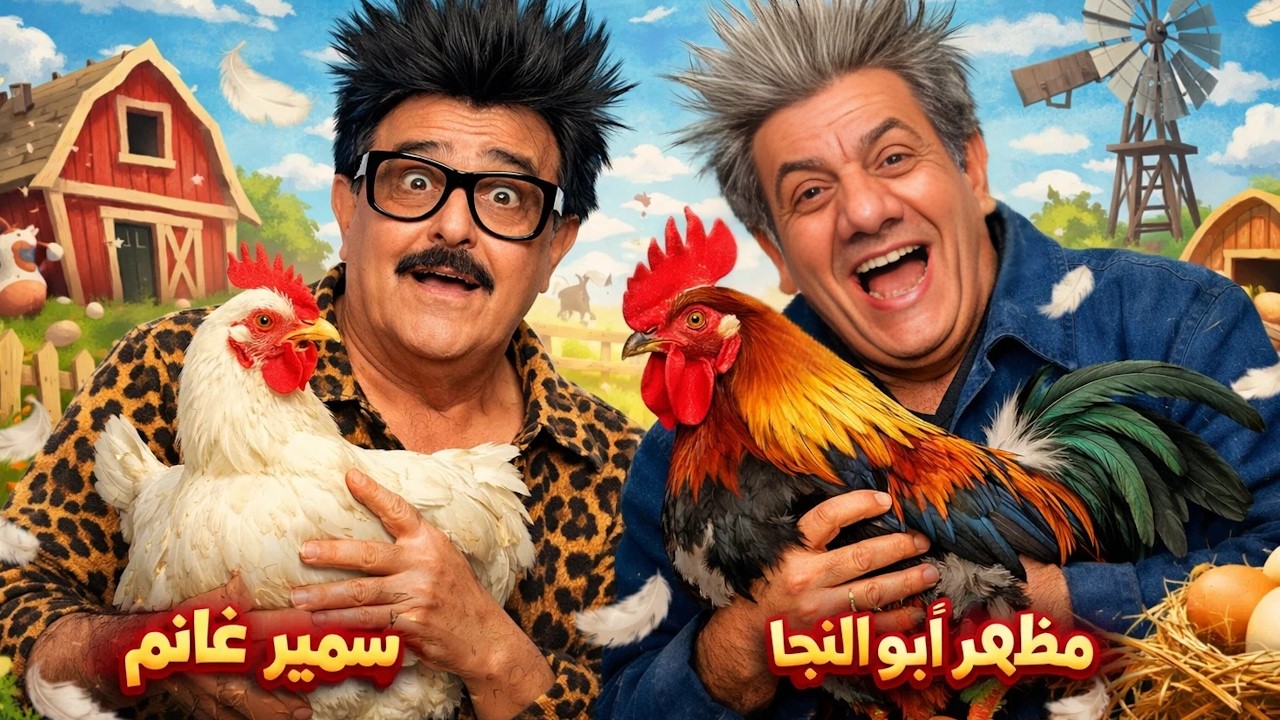 المسرحية الكوميدية فرخة وديك | سمير غانم - مظهر ابو النجا - غريب محمود | هتموت من الضحك 😂😂🤣