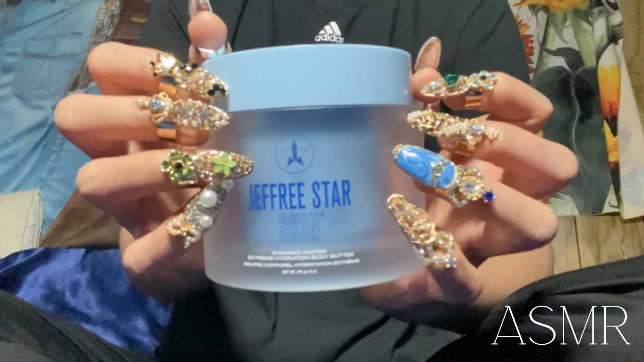 ASMR Fast Tapping with Fake Nails | Jeffree Star Wyoming Winter