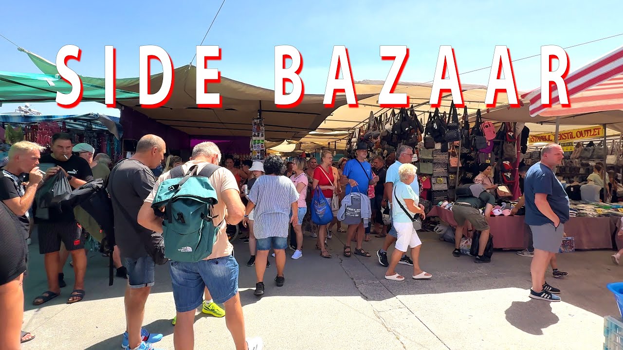 SIDE BAZAAR. Side Samstag markt stadt. Türkei 2025 🥰🇹🇷 