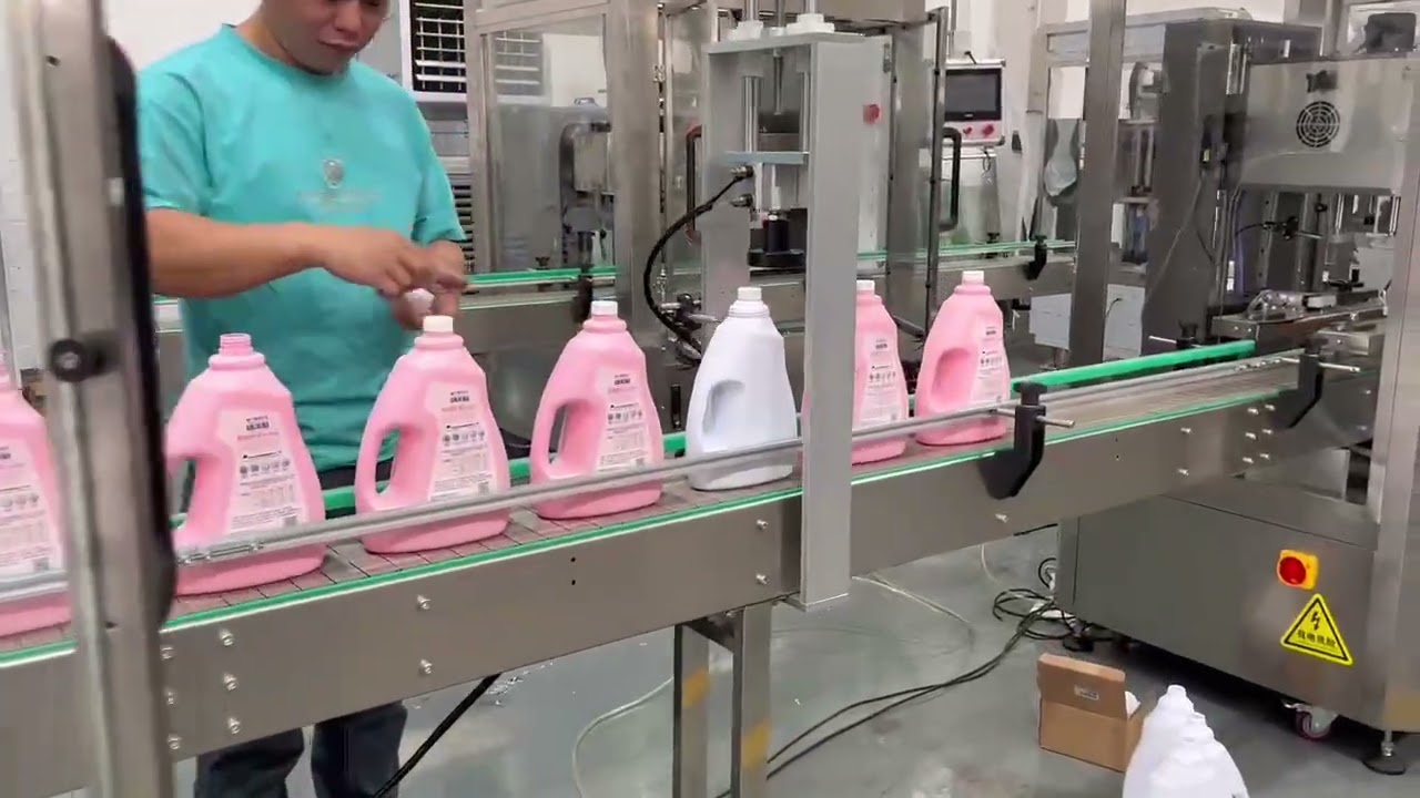 high-performance liquid detergent filling machine