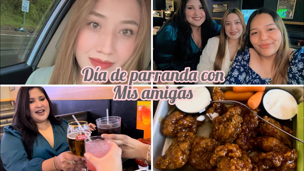 Un día muy divertido con mis amigas fuimos a comer y a chismear un rato les presento a mis amigas