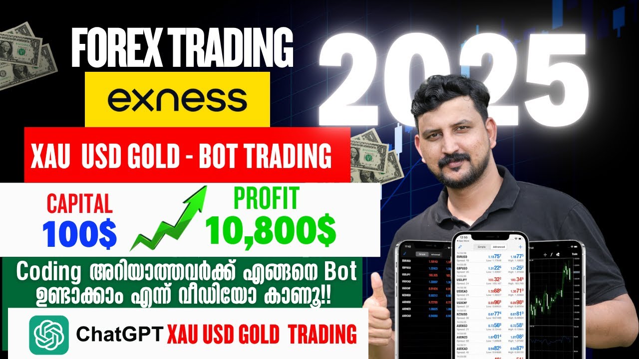 🔥🔥How to Create a Forex Trading Bot for Gold (XAUUSD) - No Coding Needed! (Exness Algo Trading MT5)