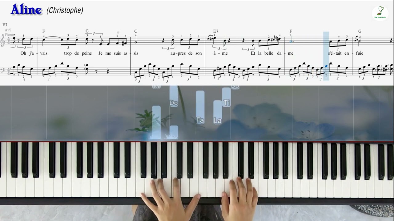 Aline | Piano solo | Linh Nhi