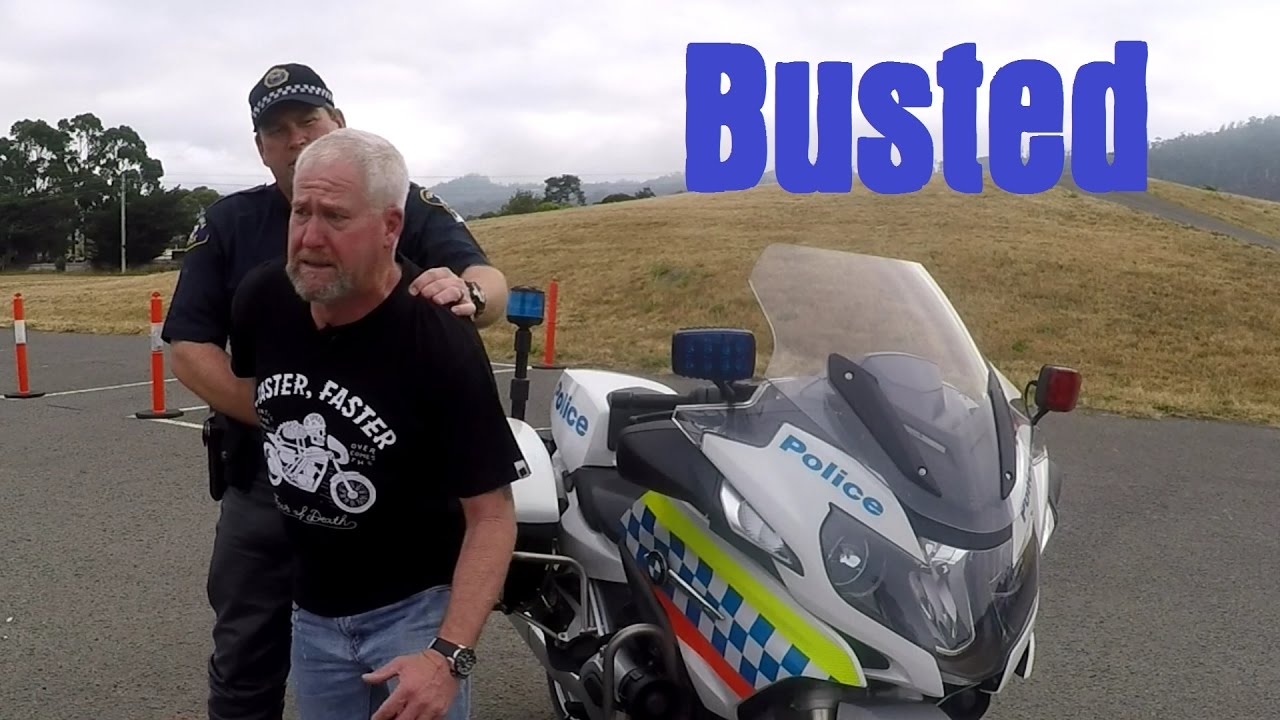 Don't try to run from a BMW R1200RT-P Police Motorcycle