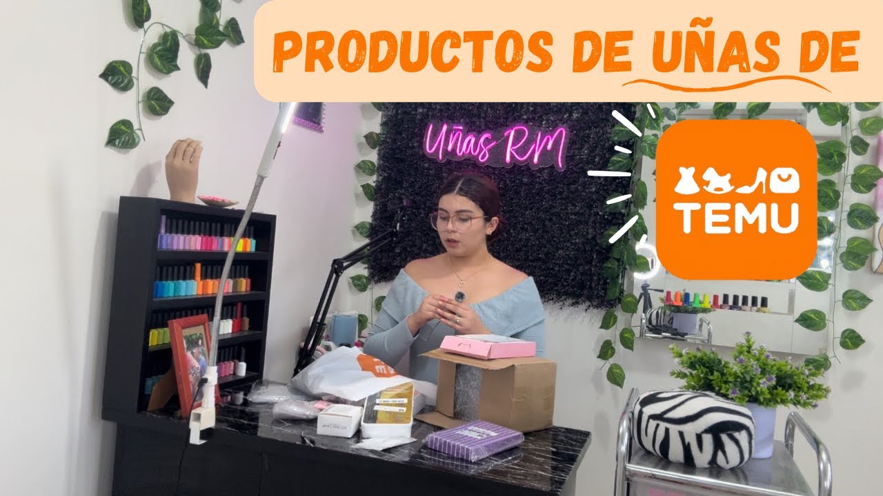HAUL productos de UÑAS de TEMU 🧡#temu #haultemu #temufinds #temuhaul