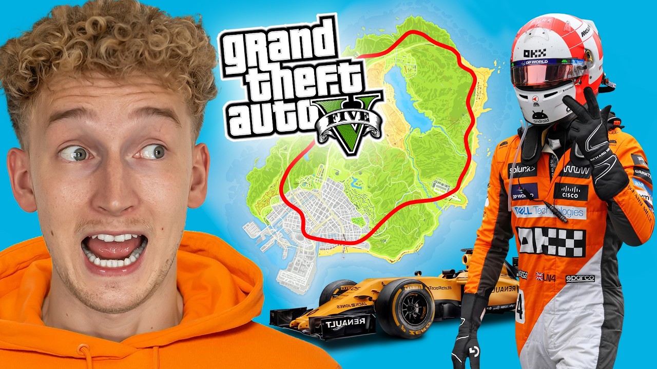 GTA V - DOOKOŁA MAPY, ale to FORMUŁA 1! 🏎️