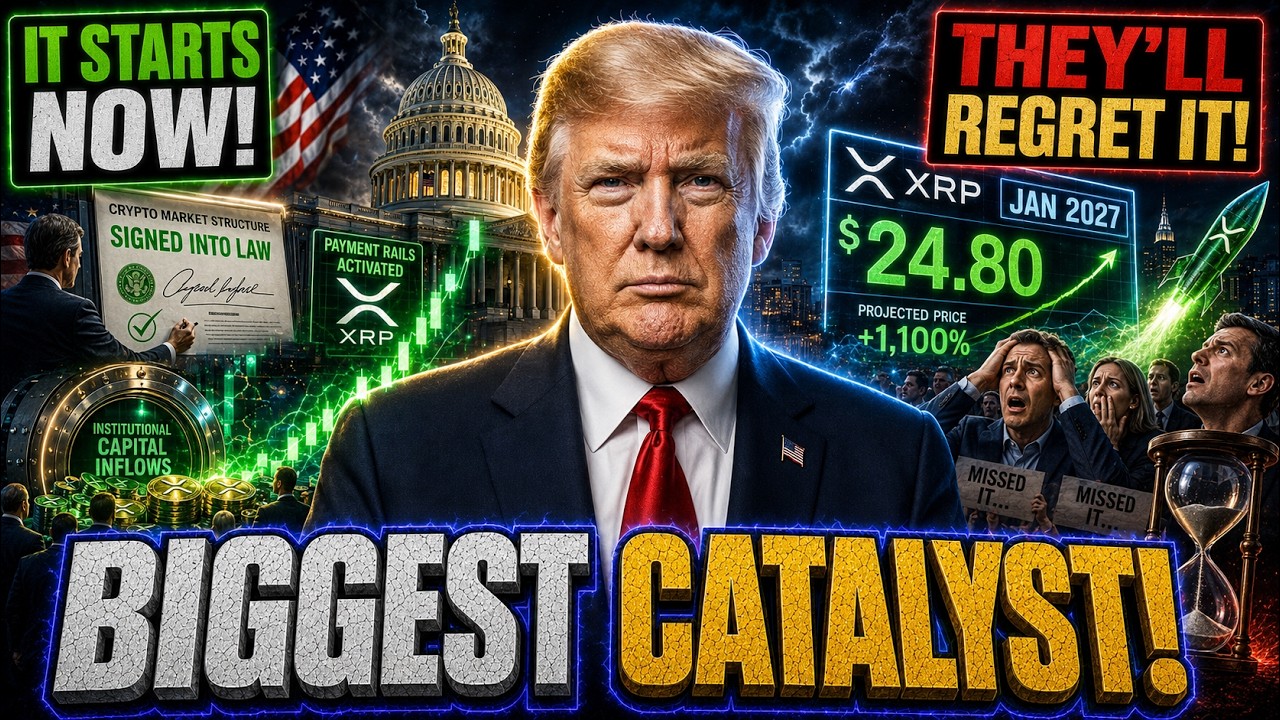 THIS MAY BE THE BIGGEST CATALYST? - THEY'LL ALL REGRET NOT BUYING XRP! - XRP PRICE BY JAN 2027?