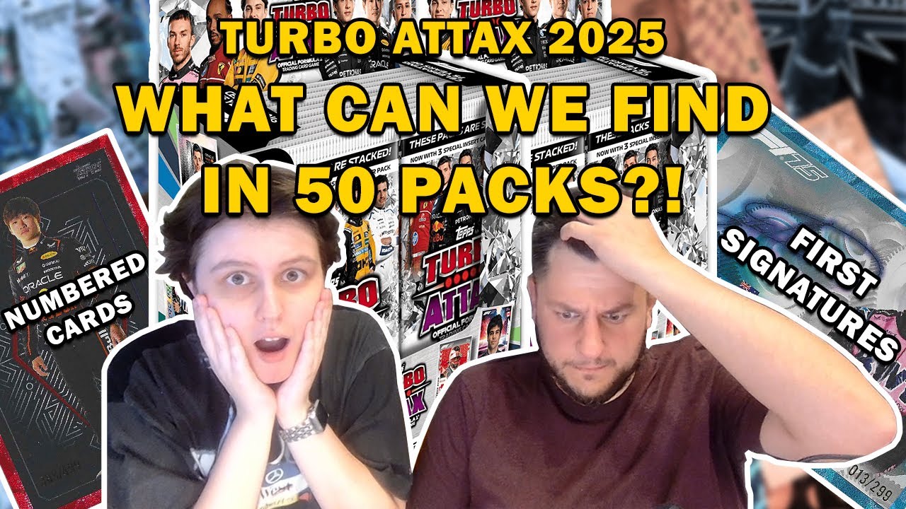 Can 50 Packs COMPLETE the Collection?! 🔥 Turbo Attax 2025 UNBOXING!