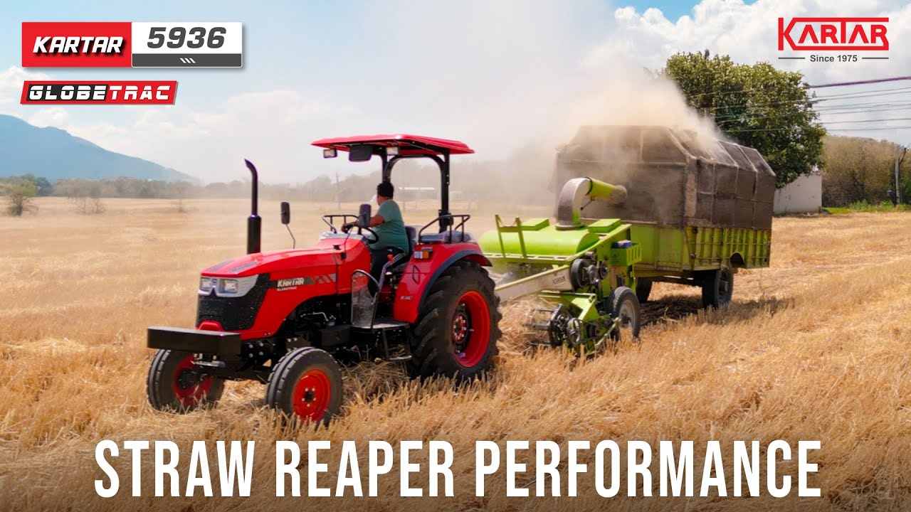 Kartar Globetrac 5936 2WD | 2025 Model | Ultimate Straw Reaper Performance