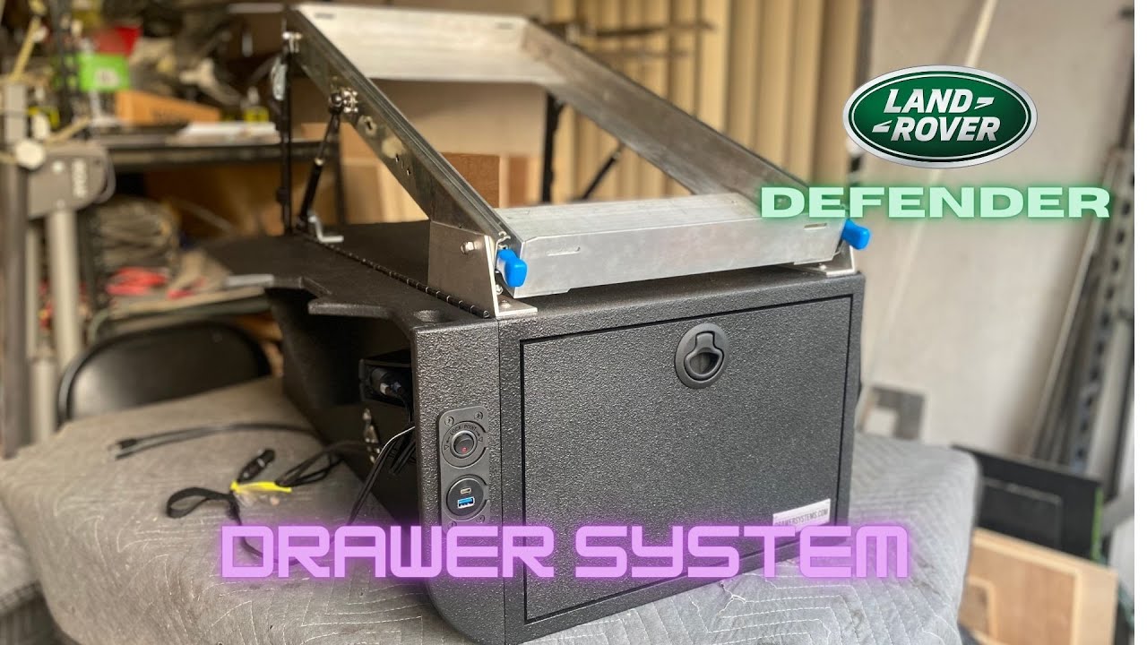 New Land Rover Defender Drawer System with Tilting Fridge Slide!!!!