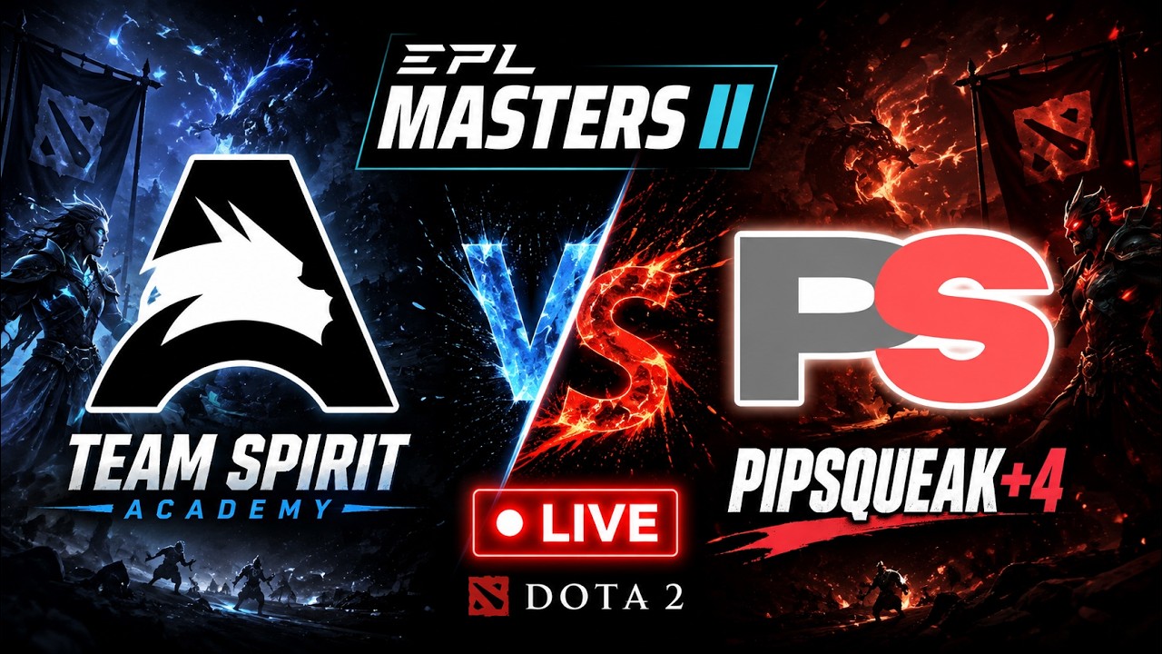 Team Spirit Academy vs Pipsqueak+4 | Live | DOTA 2