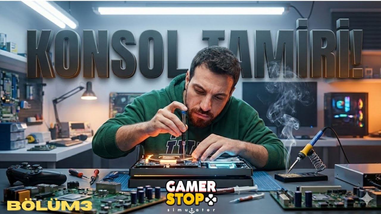 İKİNCİ EL KONSOL ve OYUNLARI TAMİR EDİP SATIYORUZ! Gamer Stop Simülatör #3