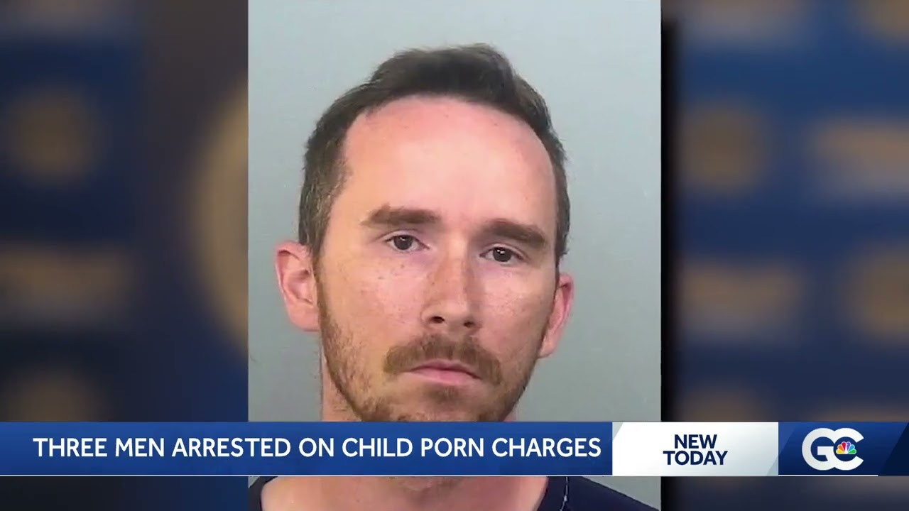 Three men arrested on various child porn charges in separate cases