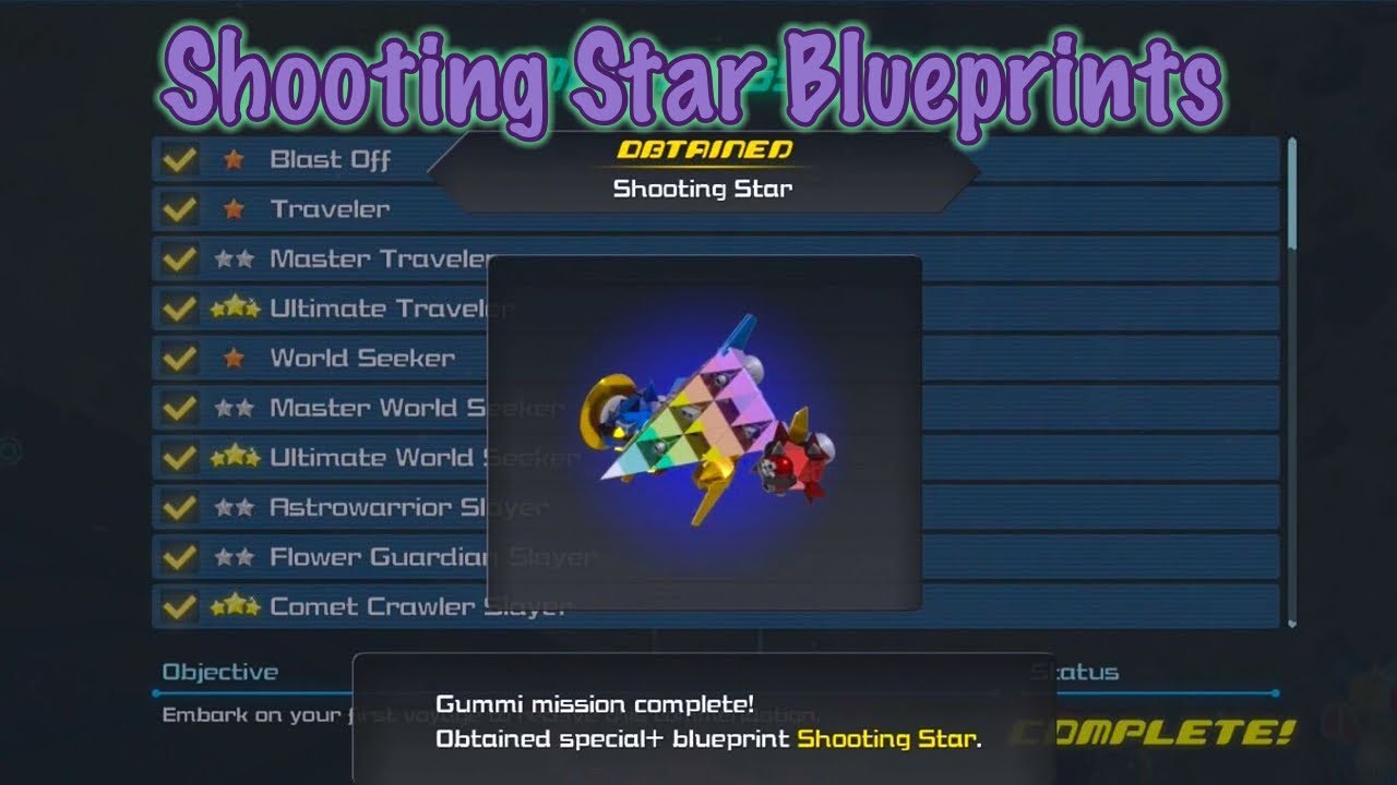 Kingdom Hearts 3 - The Eclipse - Blueprint Fragment Locations - Unlocking Shooting Star