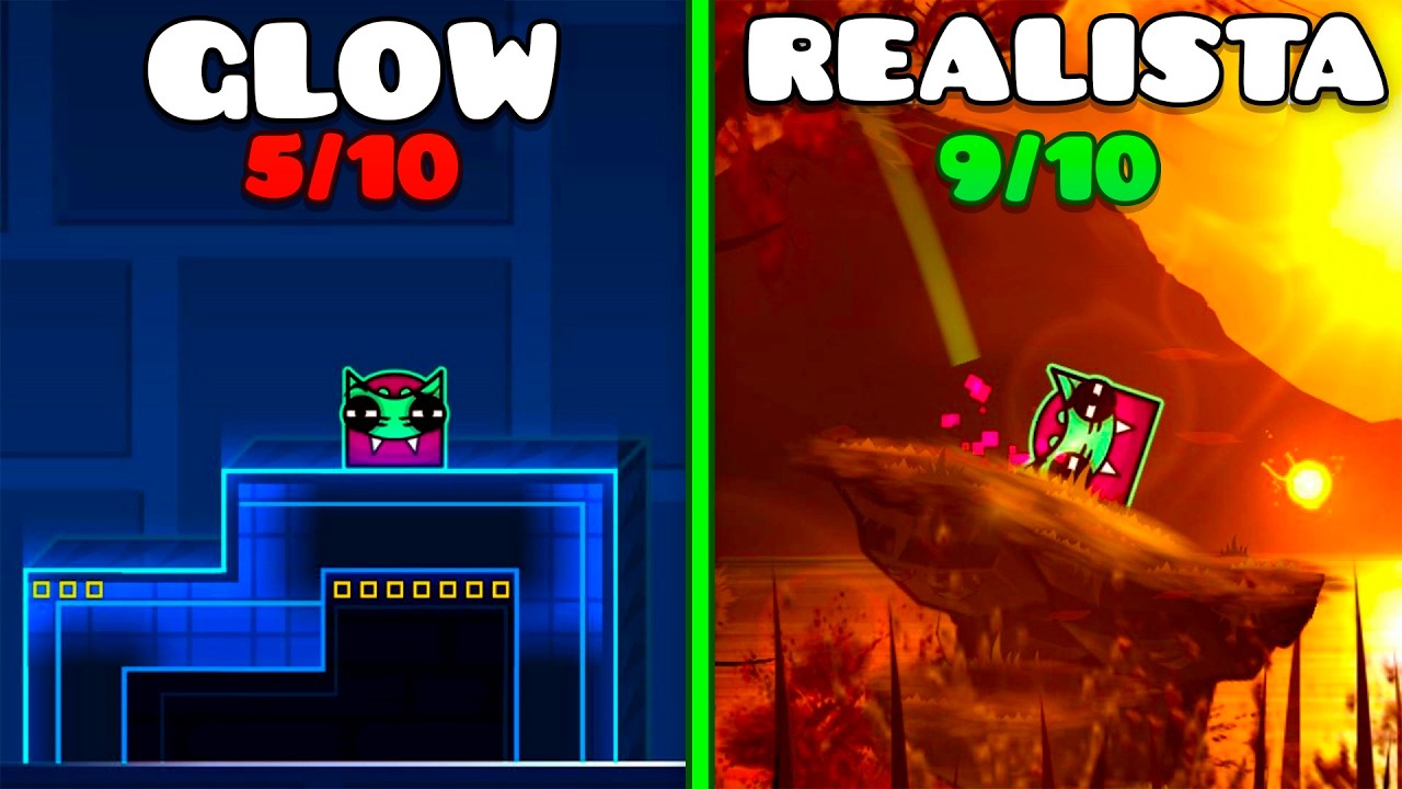 Tipos de DECORACIÓN en Geometry Dash (del más simple al más EPICO)
