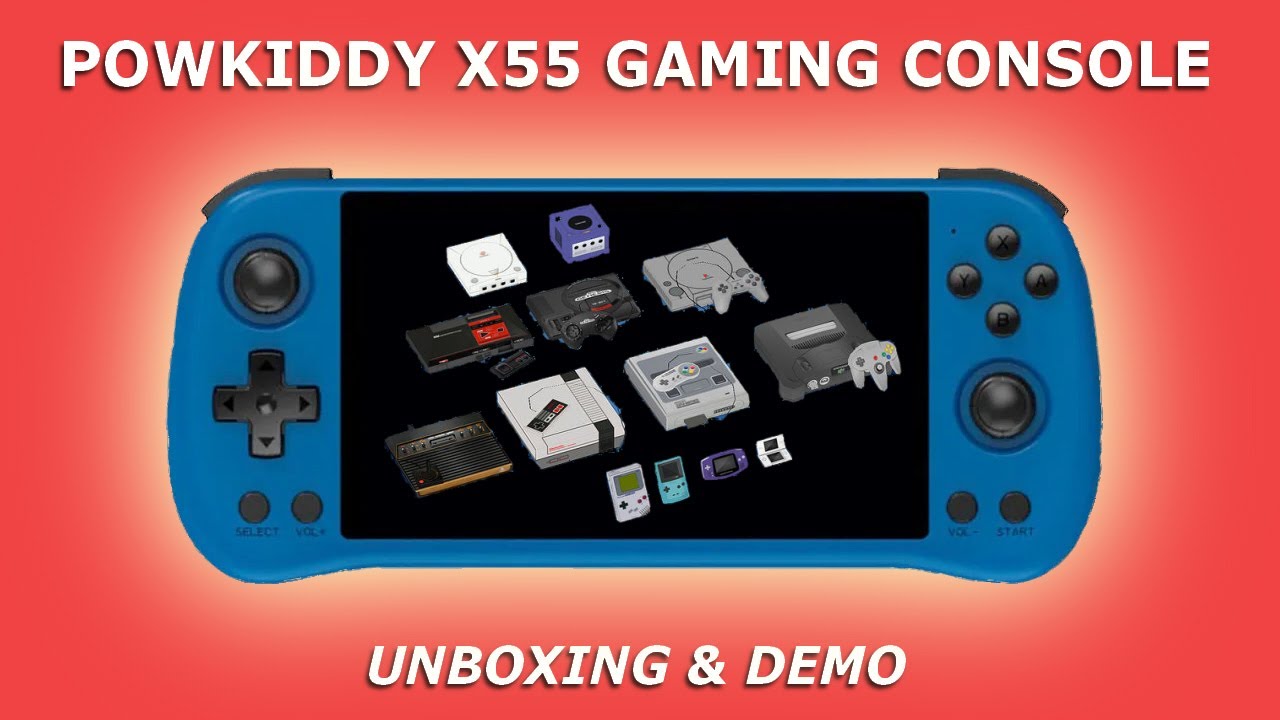 POWKIDDY X55 Handheld Game Console | Unboxing & Demo