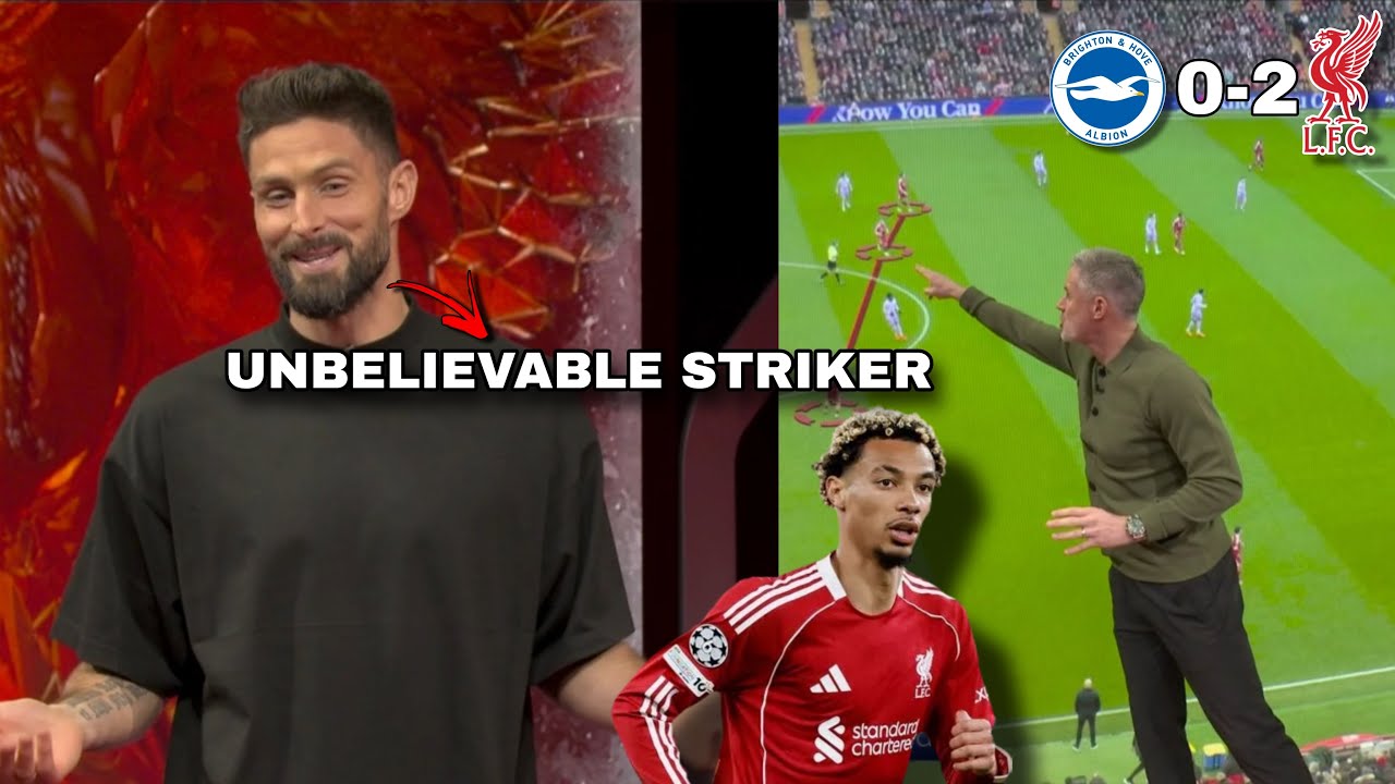 Should Ekitike Start Over Isak? | Jamie Carragher & Giroud Analysis Liverpool Big Win Over Brighton!