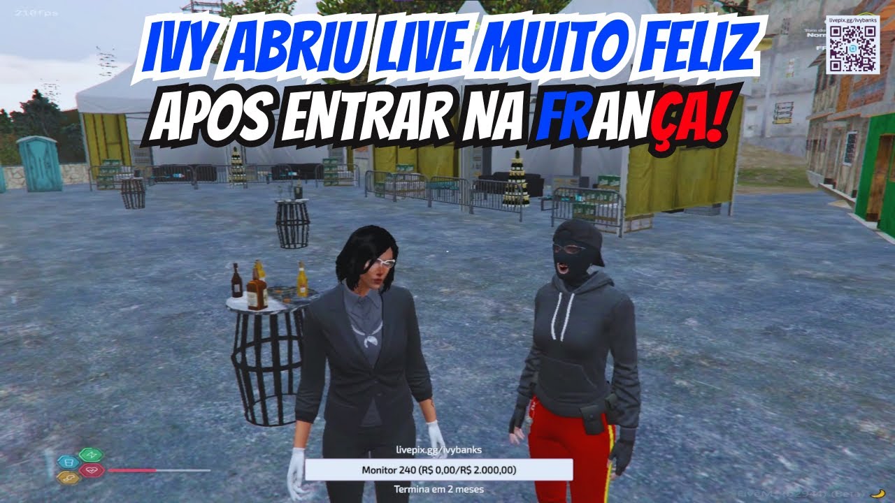 IVY ABRIU SUA PRIMEIRA LIVE MUITO FELIZ APÓS ENTRAR NA FRANÇA!!!