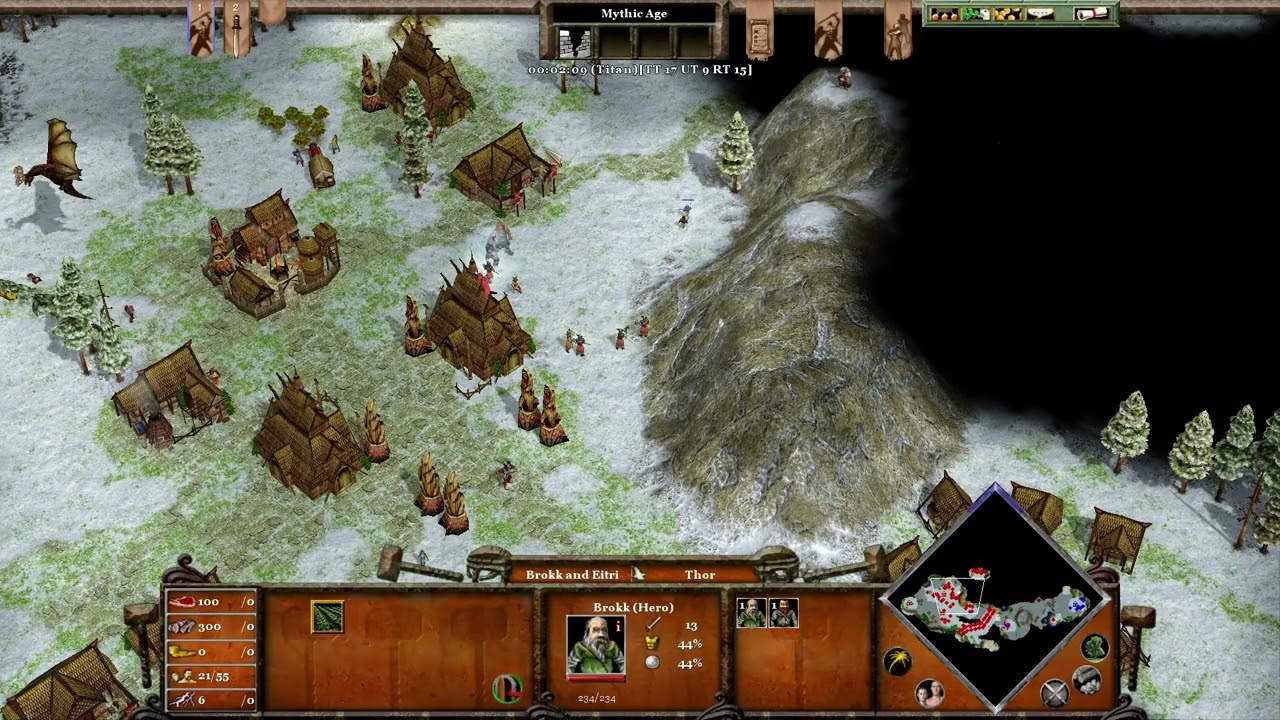 Age of Mythology Speedrun - Loki's Temples in 2:43 (Titan) [IL]