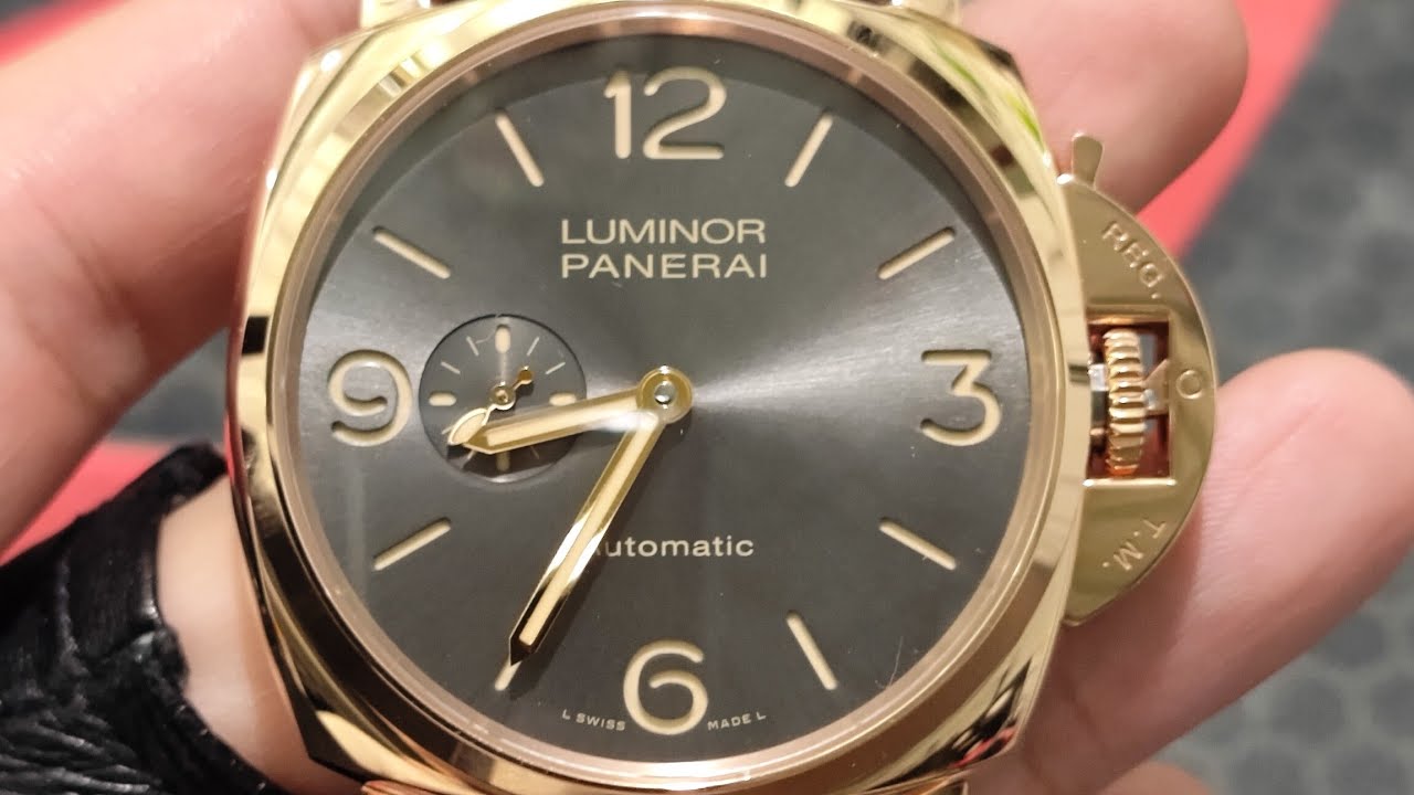 PANERAI LUMINOR DUE 18k Rose gold Pam675 Pam00675