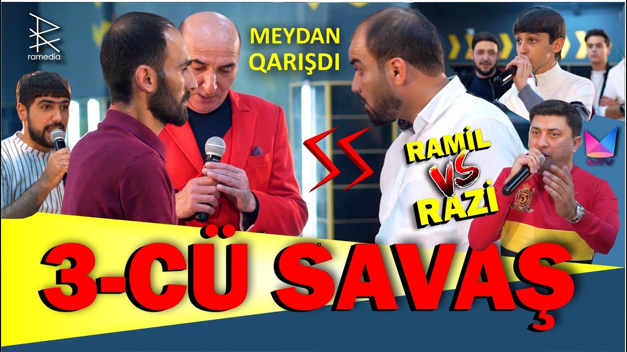 Qırğın düşdü - meydan qarışdı / 3-cü savaş - Ramil Baxış v Razi Ramizoğlu / Söz Savaşı yeni meyxana