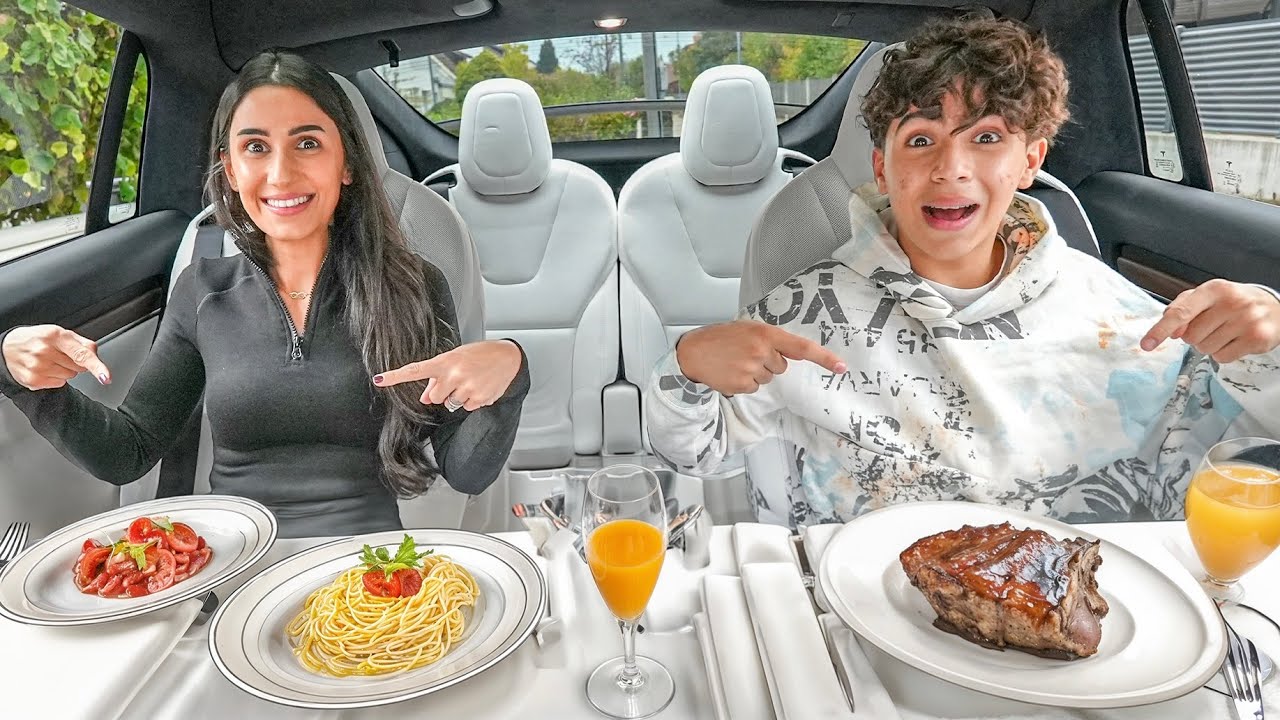 حولنا سيارتنا ل مطعم 🚗 (آخر مرّة)