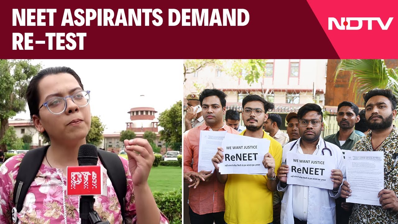 NEET Row | NEET Aspirants Demand Re-Test After Irregularities In Medical Entrance Exam