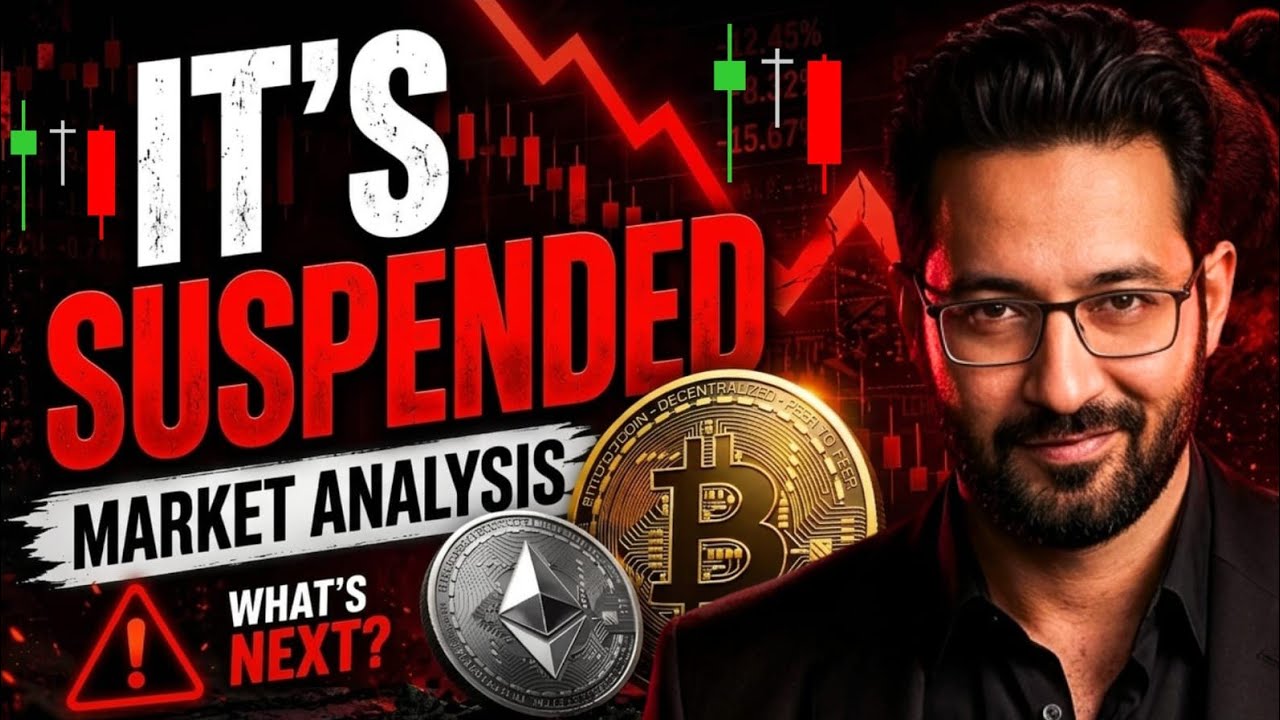 ⚠️ IT'S SUSPENDED - Latest Crypto Market Analysis  & BTC News Today