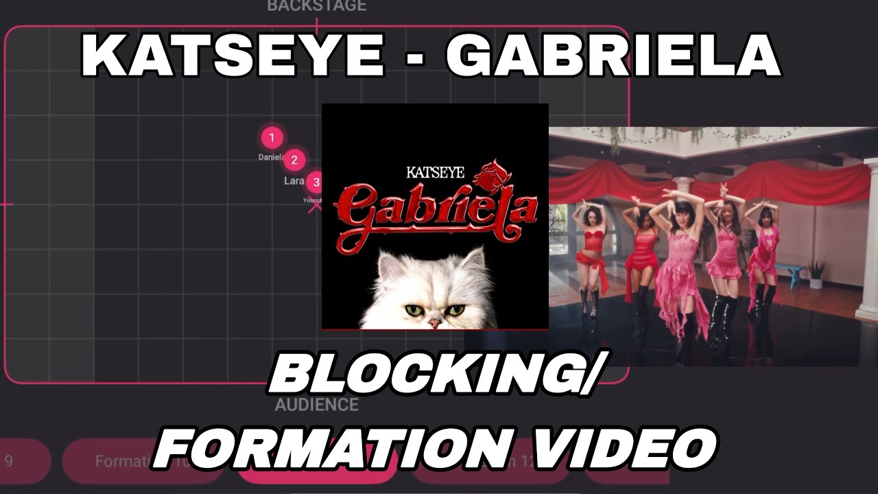 KATSEYE - ‘Gabriela’ Formation Blocking/Dance Practice/Choreography Full Video