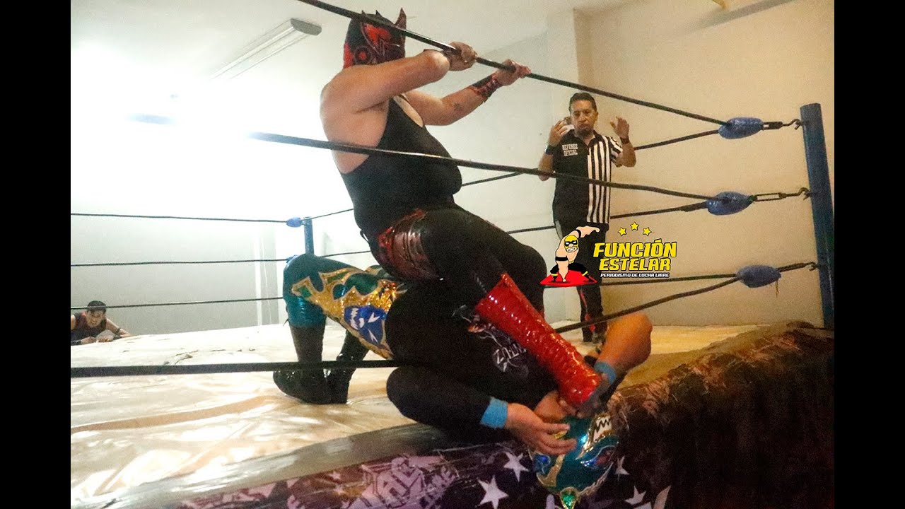 Lucha 5 – Attack – H. Roco Vann, Roco Vann Jr., Guardián Azteca vs Astaroth, Cerbero, Catrín