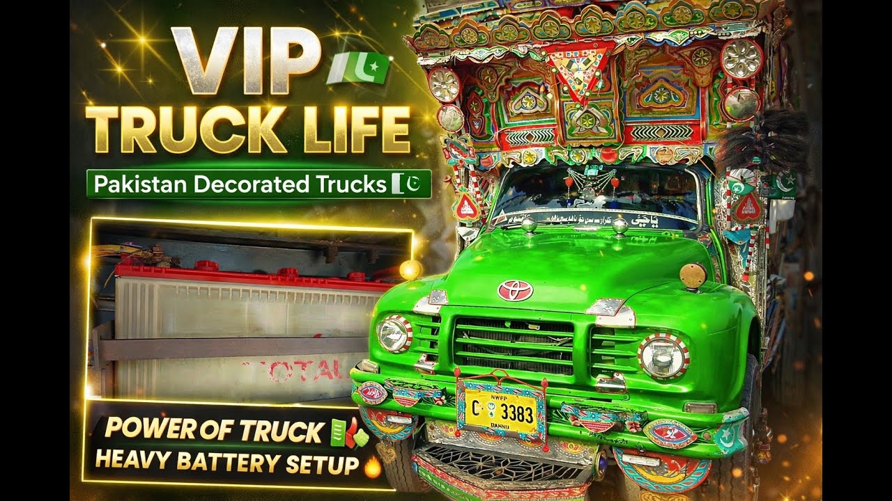 Bedford Truck Battery Detail Heavy Battery Setup Tips Truck Guru Pakistan #BedfordTruck#truckesvlogs