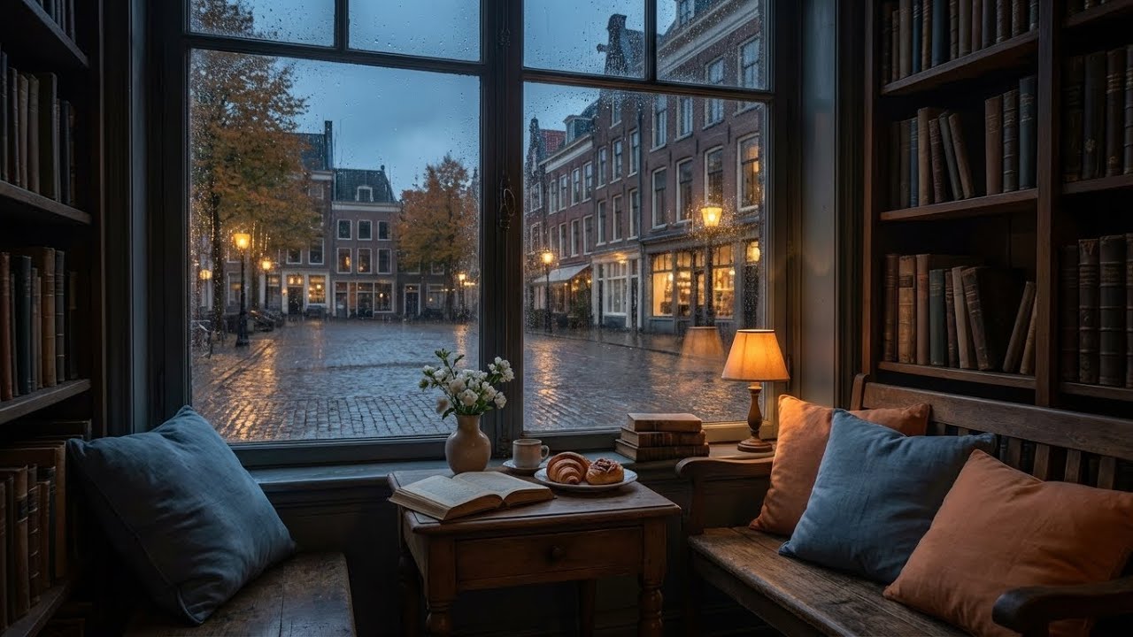 Relax Now | Soft Rain Piano | Cozy Window Seat | Beat Insomnia 🌧️